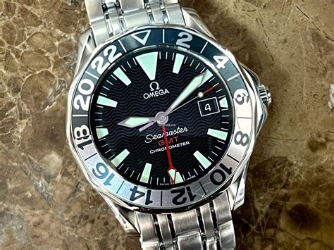 seamaster 300m gmt 50th rubber band|omega seamaster gmt chronometer.